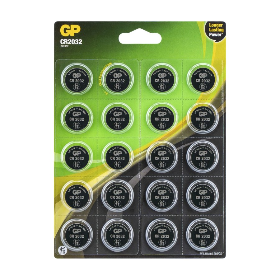 1x20 GP CR 2032 Lithium 3V 20 pcs.             0602032C20 #2