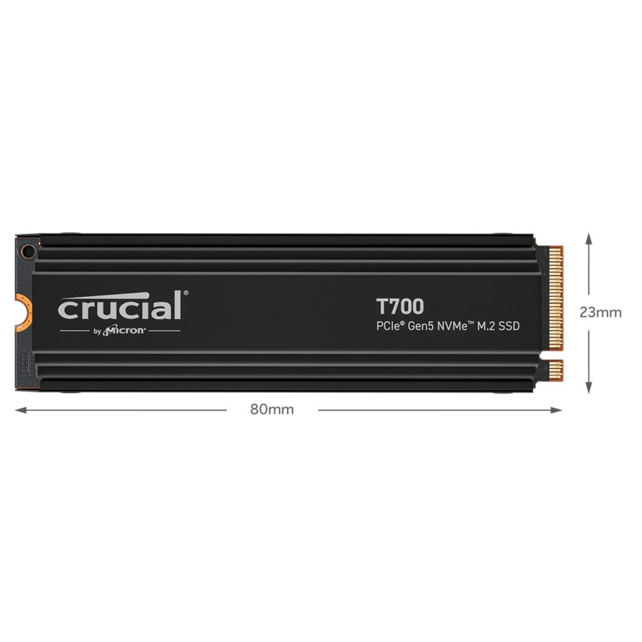 Crucial T700 with heatsink   2TB PCIe Gen5 NVMe M.2 SSD #6
