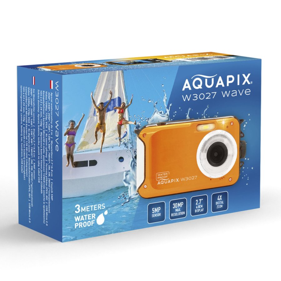 Easypix Aquapix W3027 Wave Orange #4