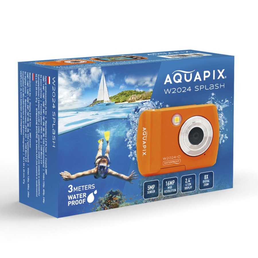 Easypix Aquapix W2024 Splash Orange #5