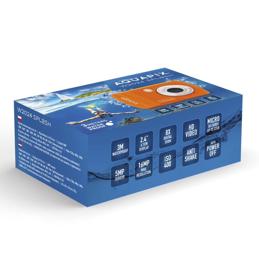 Easypix Aquapix W2024 Splash Orange #6