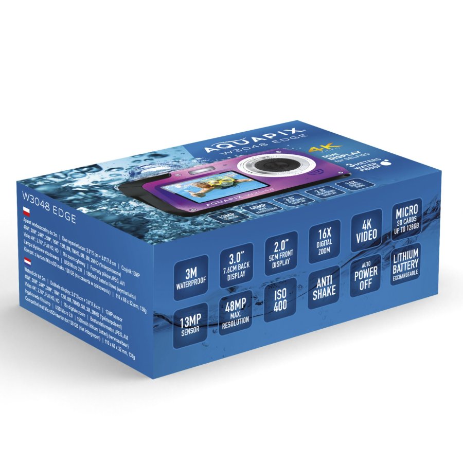 Easypix Aquapix W3048 Edge Violet #6