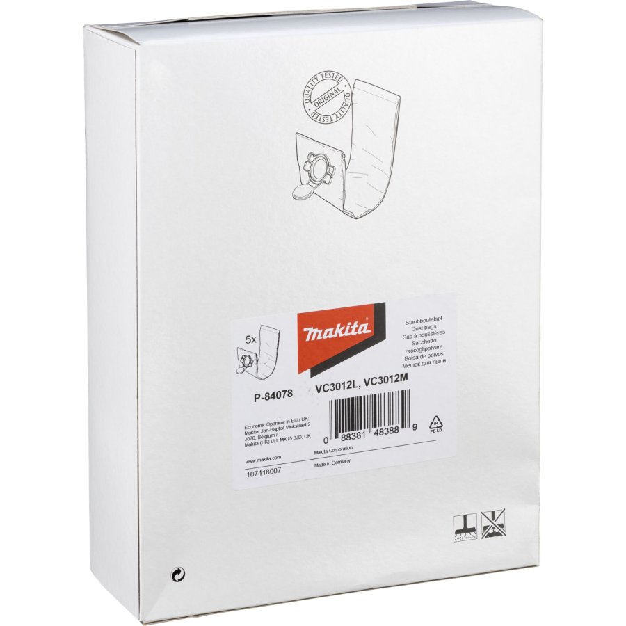 Makita P-84078 Filter Bag L 5pcs #1