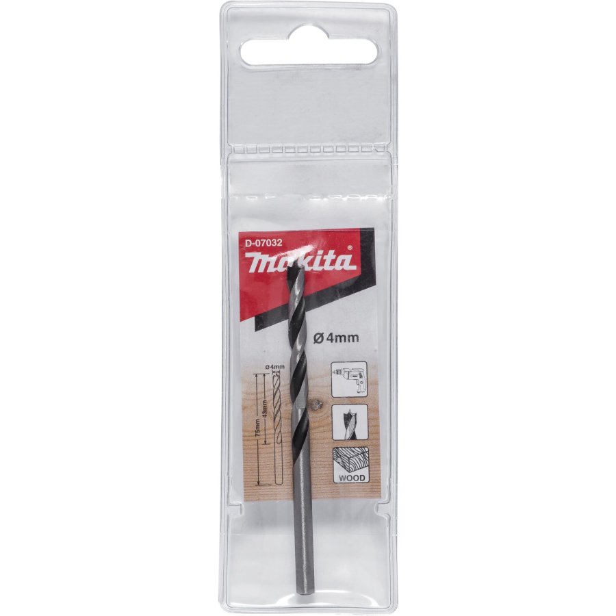 Makita D-07032 Wood Drill 4x75mm #1