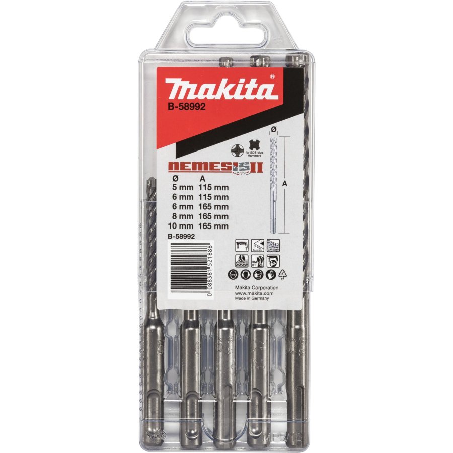 Makita B-58992 NEMESIS2 Drill Set SDS+ 5pcs #1