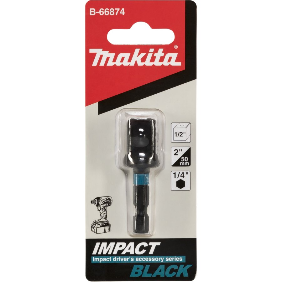 Makita B-66874 Adapter 1/4   6KT - 1/2   4KT #1