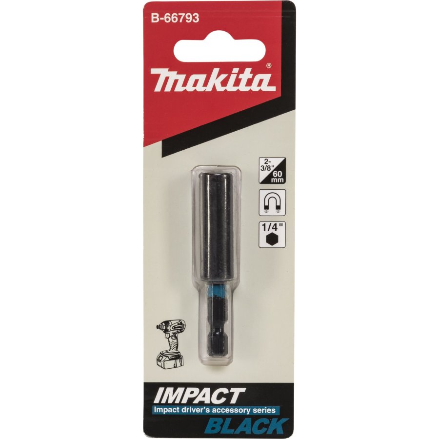Makita B-66793 Bit Holder 1/4   Mag 60mm #1