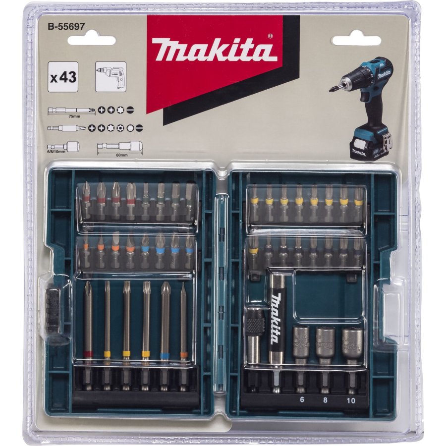 Makita B-55697 Bit Set 43pcs #1