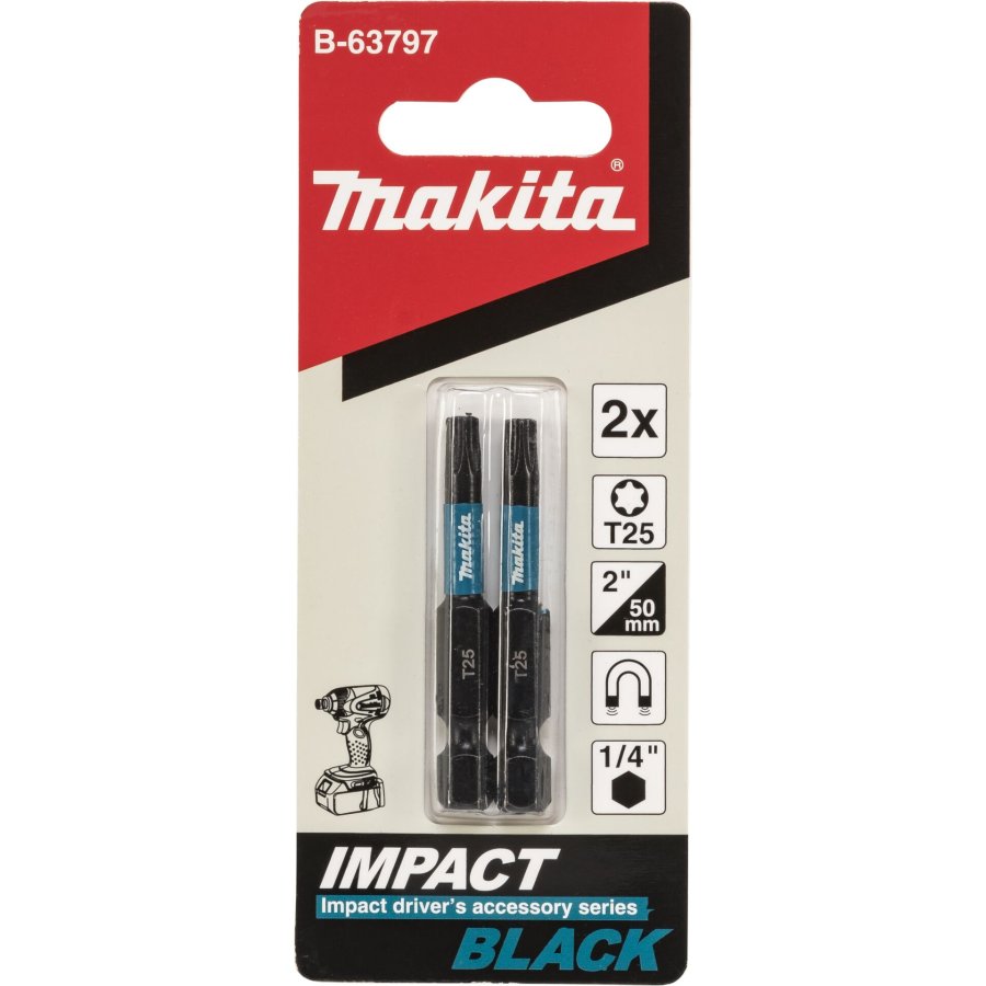 Makita B-63797 Bit T25x50mm 2pcs. #1