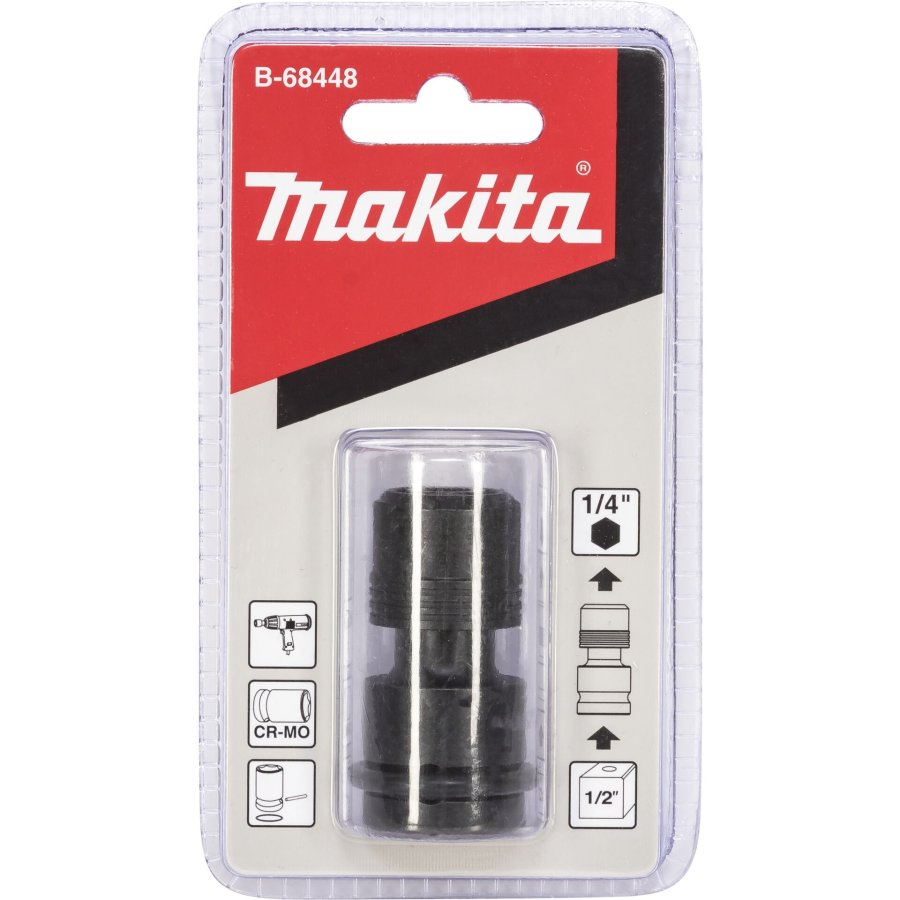 Makita B-68448 Bit-Adapter 1/2  4KT - 1/4  6K #1