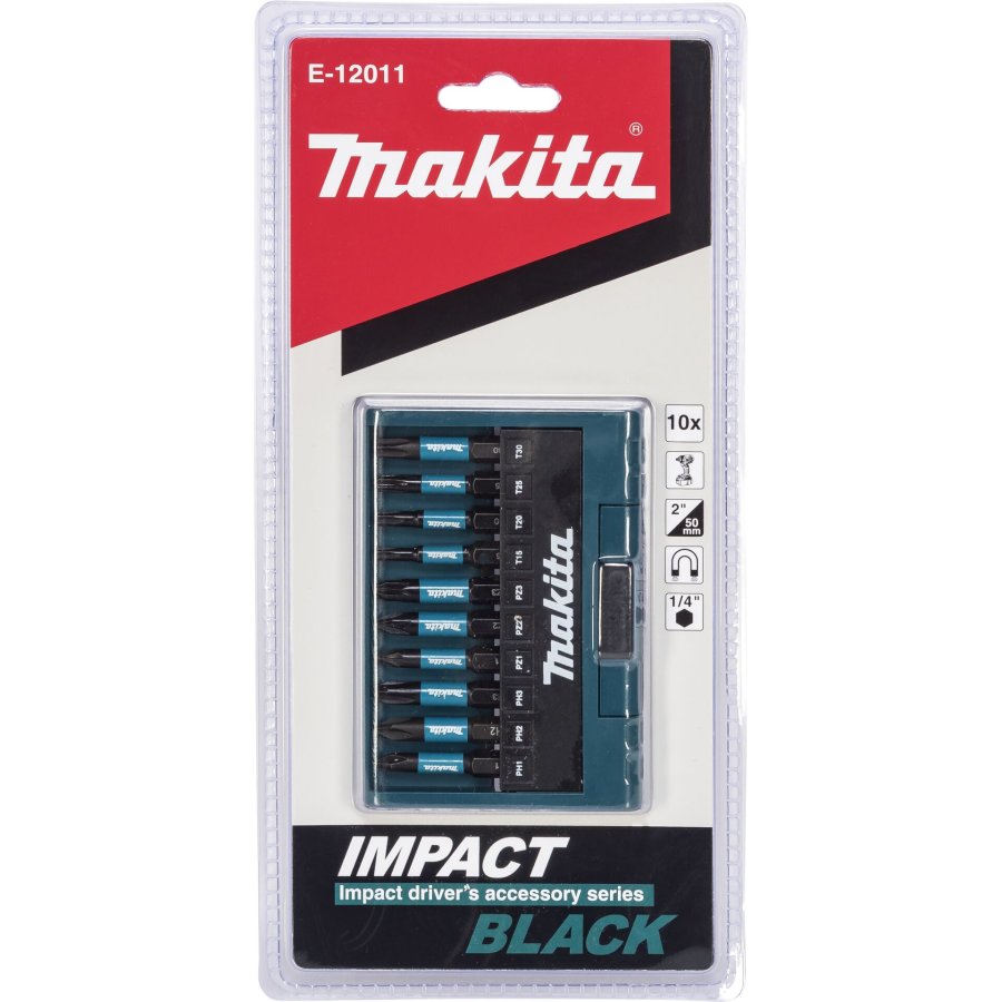 Makita E-12011 Impact Black Bit Set 10 pcs #1
