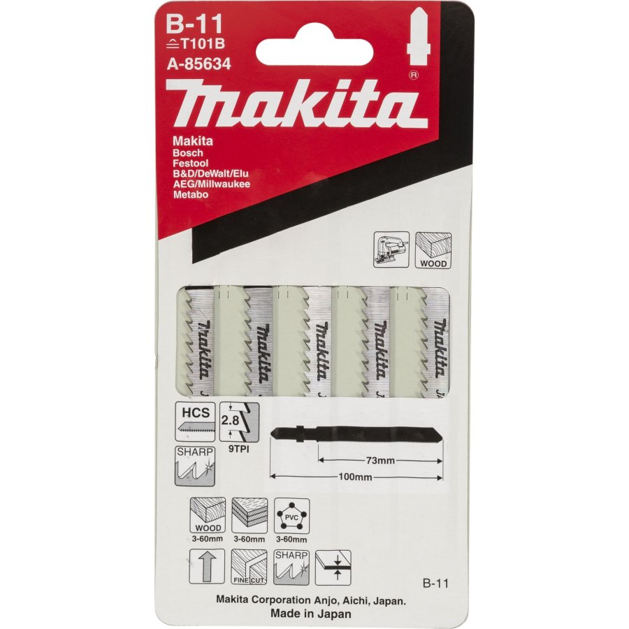 Makita A-85634 Jigsaw Blade   B-11 #1