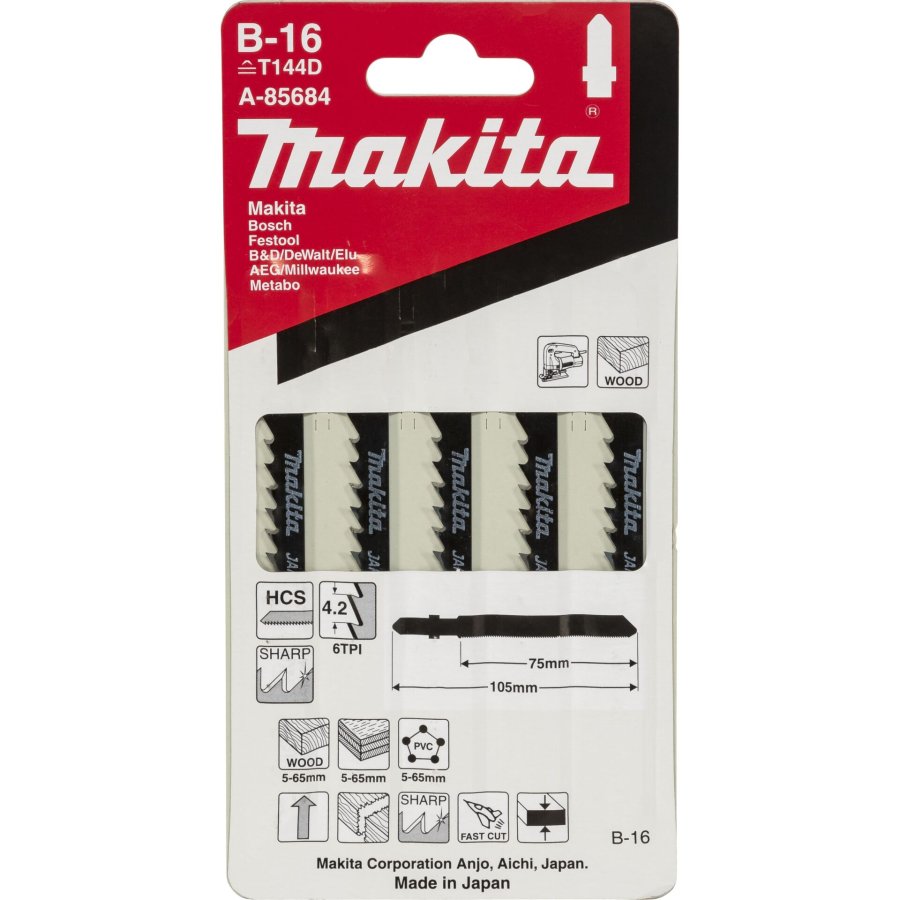Makita A-85684 Jigsaw Blade   B-16 #1