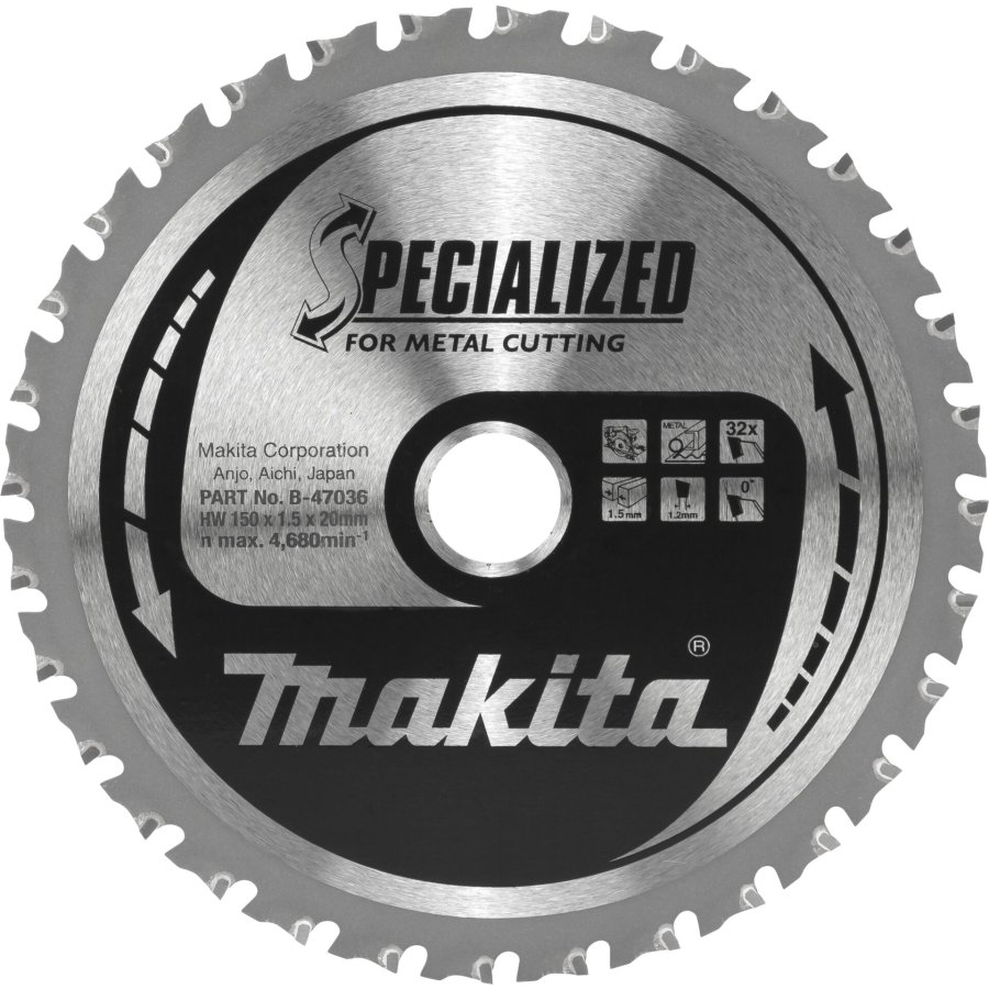 Makita B-47036 Saw Blade f. Metal 150x20x32Z #1