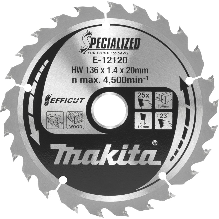 Makita E-12120 EFFICUT Saw Blade 136x20x25Z #1