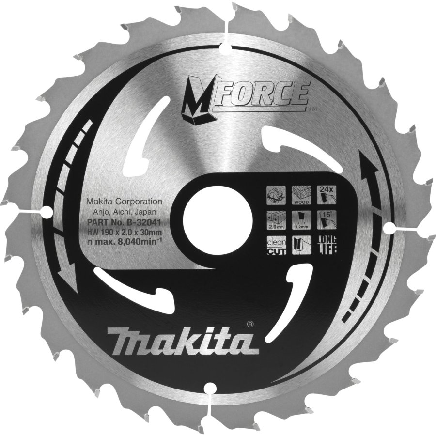 Makita B-32041 M-FORCE Saw Blade 190x30x24Z #1
