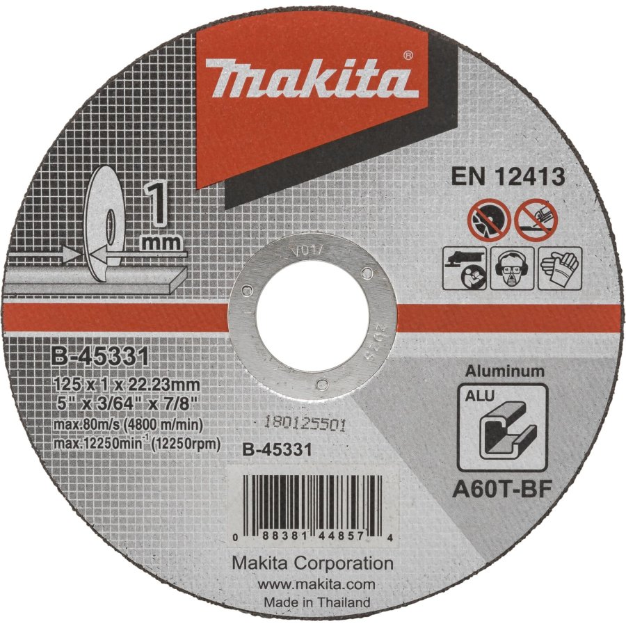 Makita B-45331 cutting disk 125x1mm Alu #1