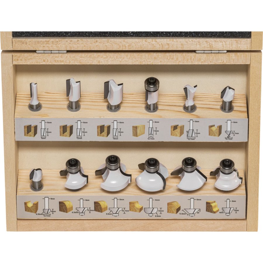 Makita D-53556 Cutter Set 8mm 12 pcs. #3