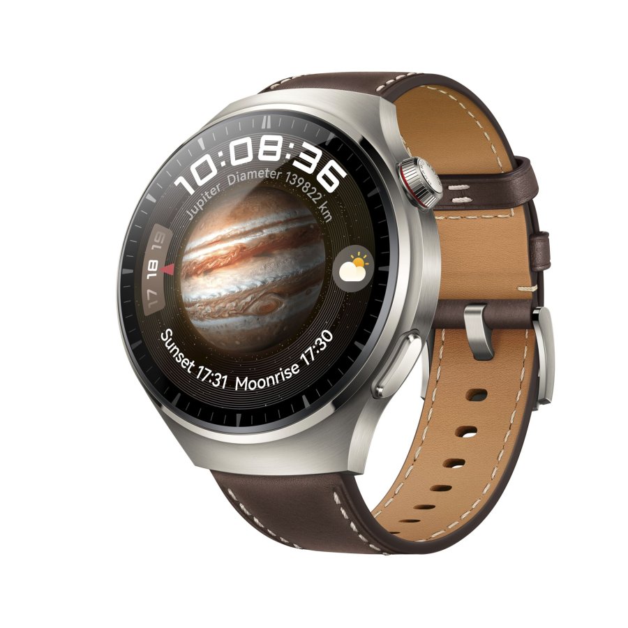 HUAWEI Watch 4 Pro Classic Dark Brown Leather #3