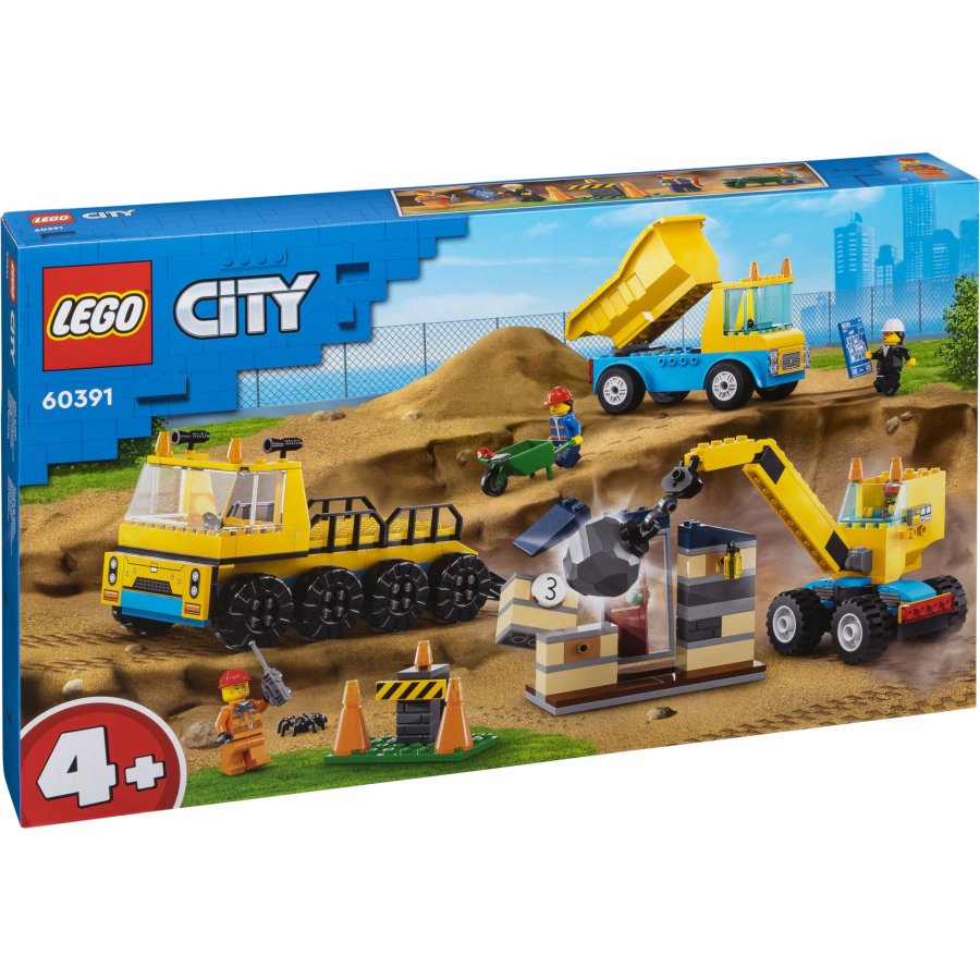 LEGO City 60391  Contruction Trucks and Wrecking Ball Crane #1