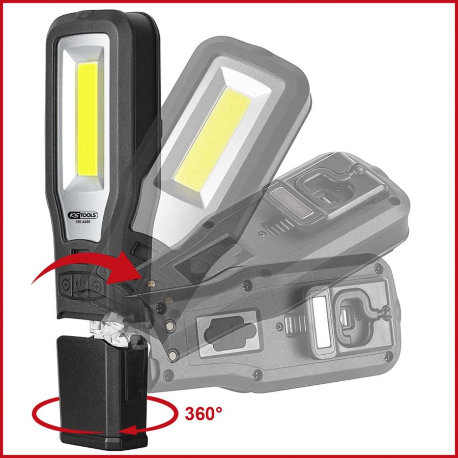 KS Tools Mobile Workshop Handlamp  550 Lumen #10