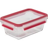 Emsa Clip&Close Glass Food Container 850 ml  red #1