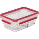 Emsa Clip&Close Glass Food Container 800 ml red #1
