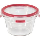 Emsa Clip&Close Glass Food Container 900 ml red #1