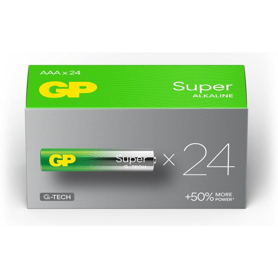 1x24 GP Super Alkaline AAA 1,5V Battery Packs Rel.03024AETA-B24 #3