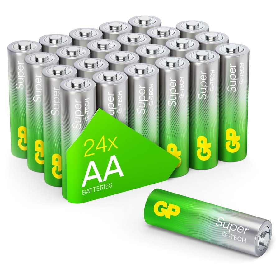 1x24 GP Super Alkaline AA 1,5V battery Packs 03015AETA-B24 #1