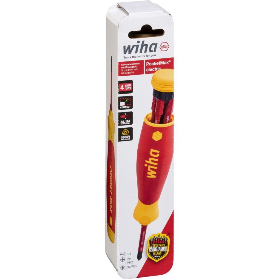 Wiha screwdriver with bit magazine PocketMax electric #1