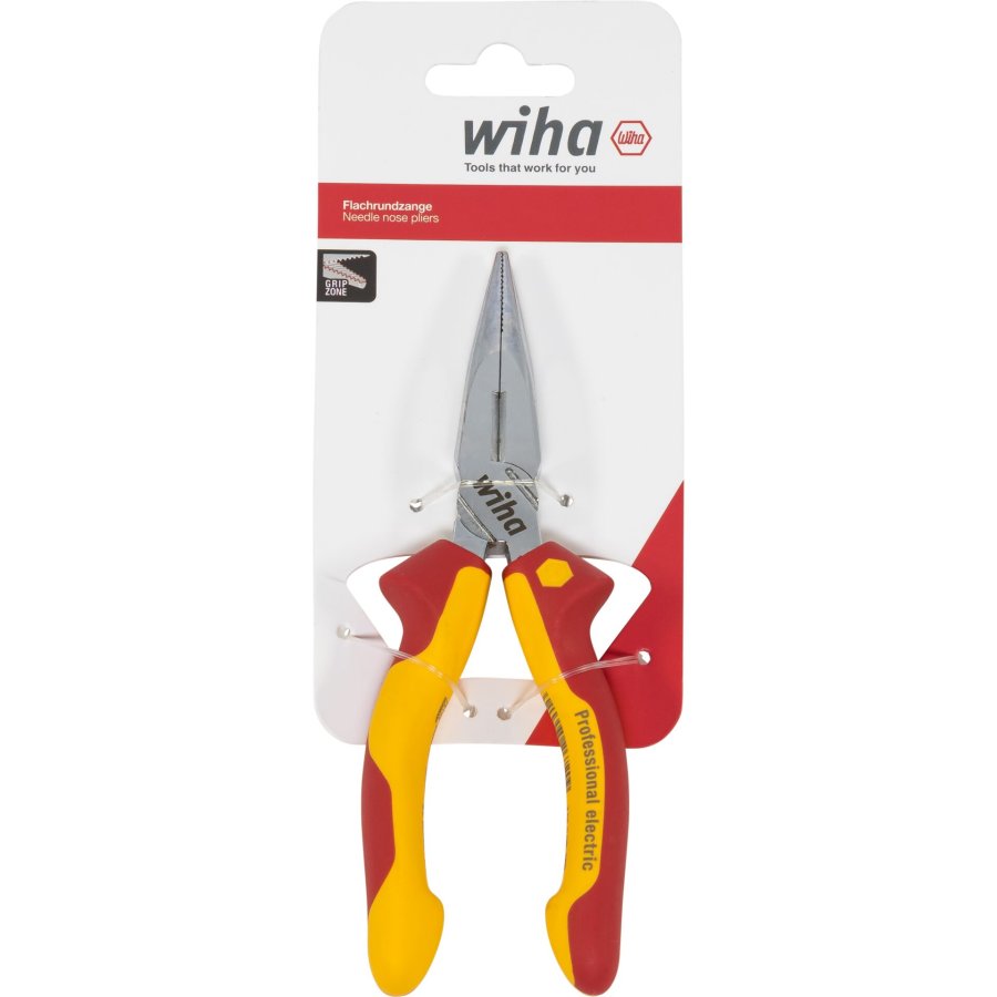 Wiha flat round nose pliers professional electric #1
