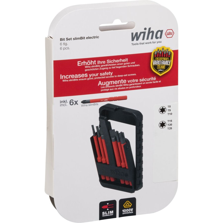 Wiha Bit Set slimBit electric #1
