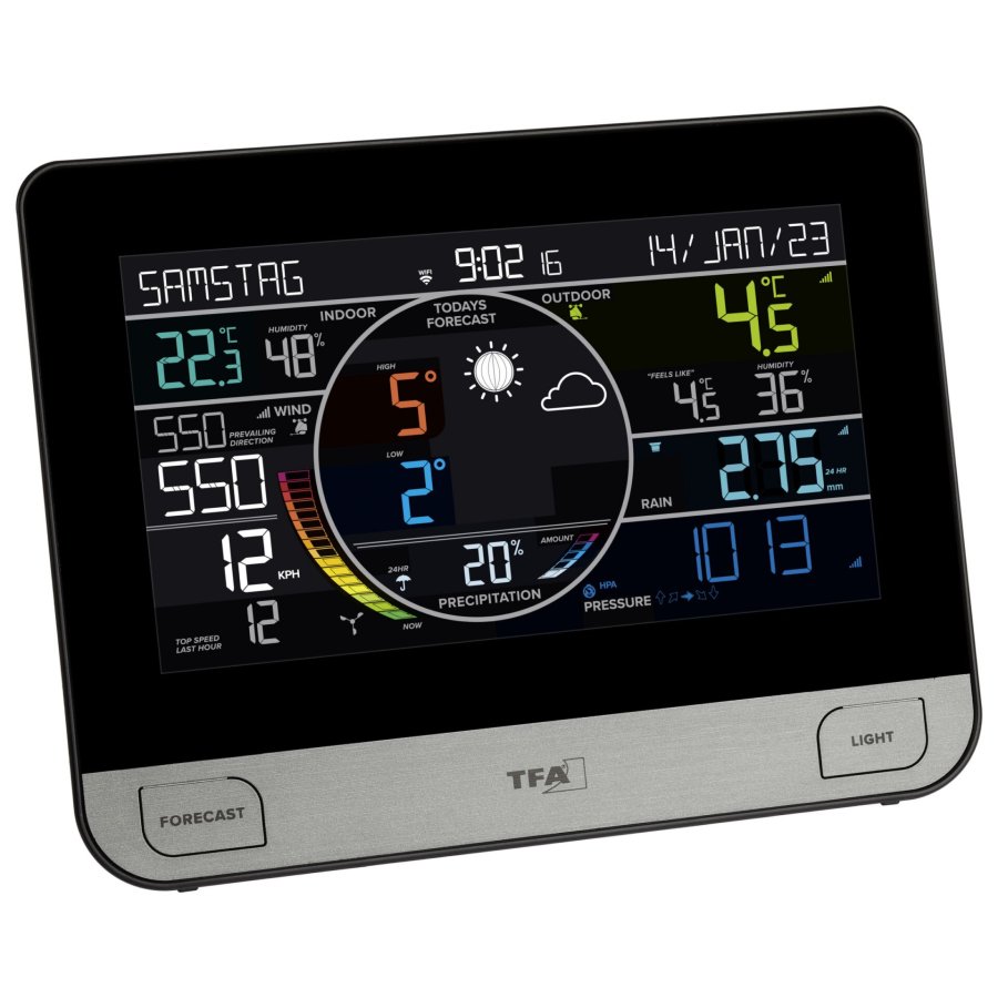 TFA 35.8003  View Pro  WLAN Radio controlled Weather Station #1