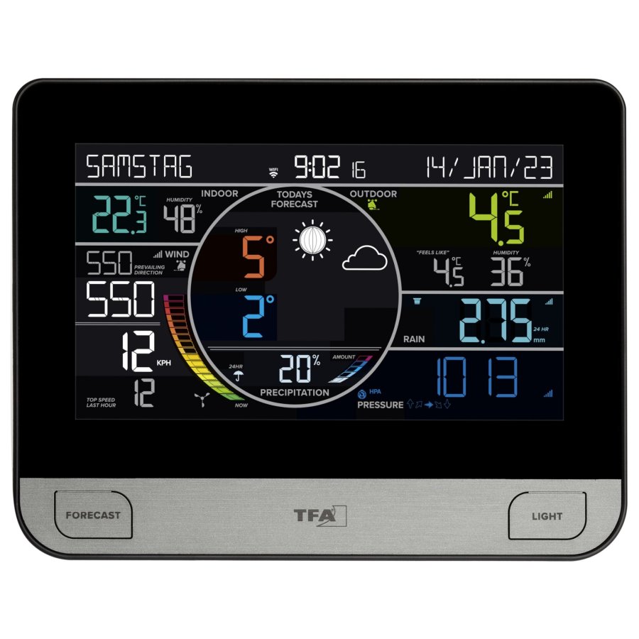 TFA 35.8003  View Pro  WLAN Radio controlled Weather Station #2