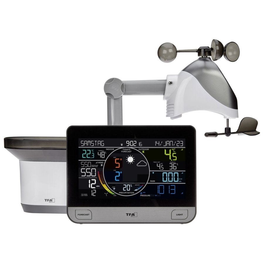 TFA 35.8003  View Pro  WLAN Radio controlled Weather Station #6