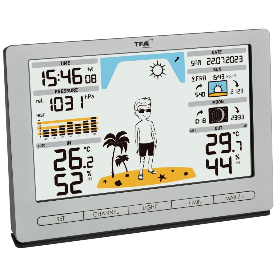 TFA 35.1097.54 silver METEO JACK Wireless Weather Station #4