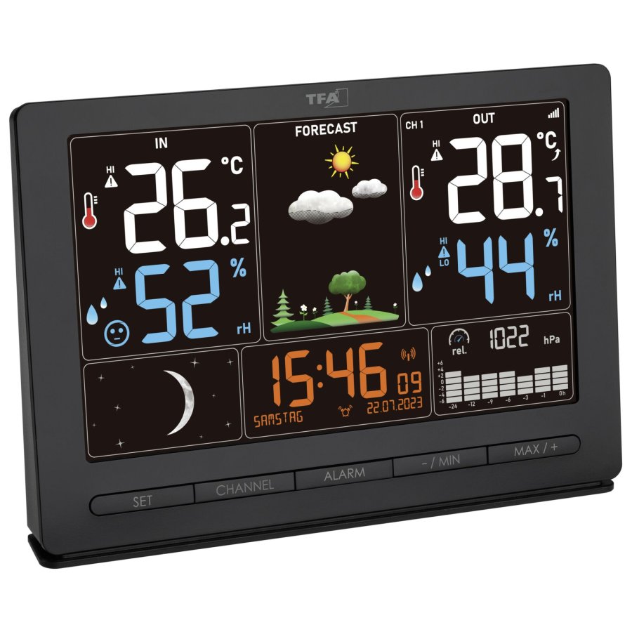 TFA 35.1118.01 black SEASON Wireless Weather Station #1