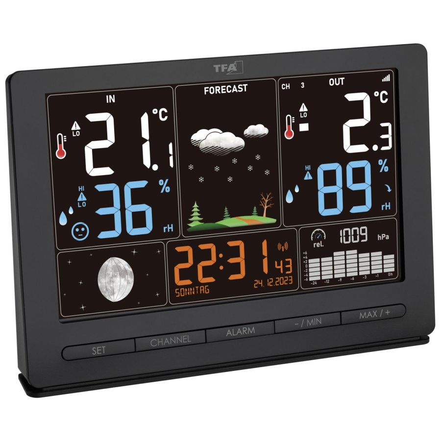 TFA 35.1118.01 black SEASON Wireless Weather Station #2