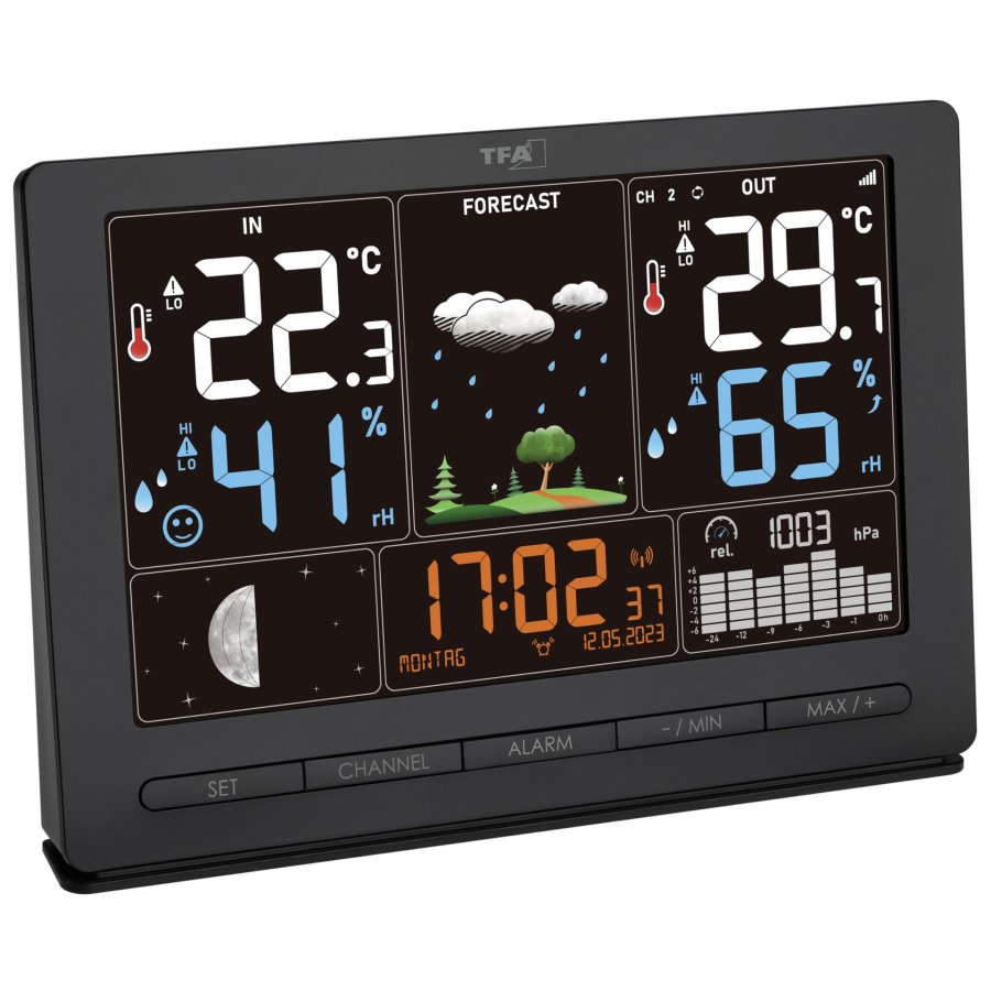 TFA 35.1118.01 black SEASON Wireless Weather Station #3