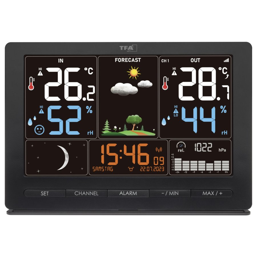 TFA 35.1118.01 black SEASON Wireless Weather Station #5