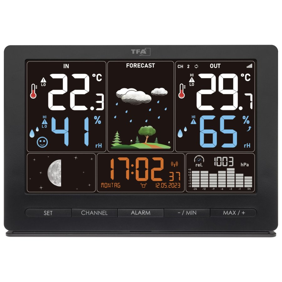 TFA 35.1118.01 black SEASON Wireless Weather Station #6