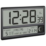 TFA 60.4524.01 black Digital XL Wall Clock #1