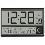 TFA 60.4524.01 black Digital XL Wall Clock #2