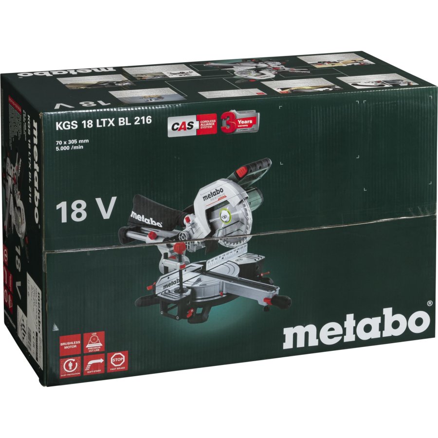 Metabo KGS 18 LTX BL 216 2x 8,0Ah #1