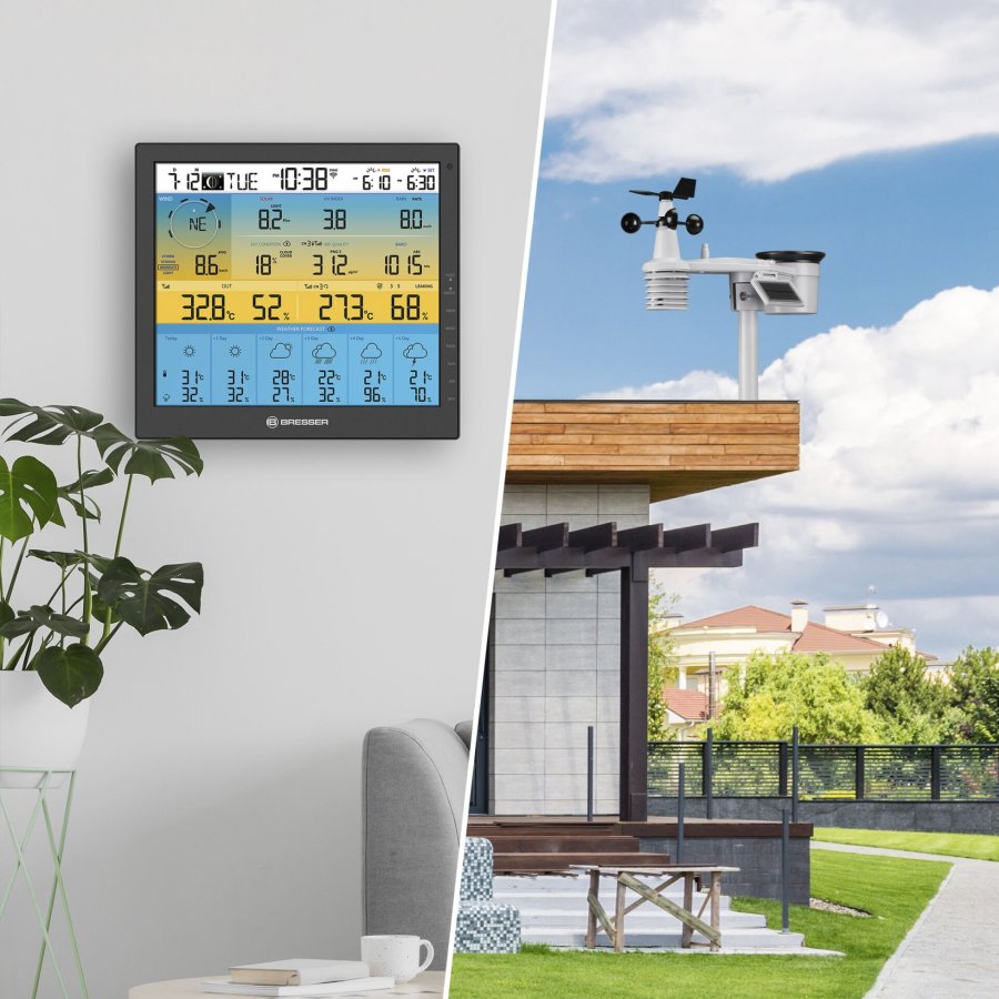 Bresser Weather Center 7-in-1 solar 6-days 4cast Pro SF #10
