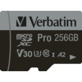 Verbatim microSDXC Pro     256GB Class 10 UHS-I incl Adapter #3