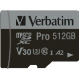 Verbatim microSDXC Pro     512GB Class 10 UHS-I incl Adapter #3