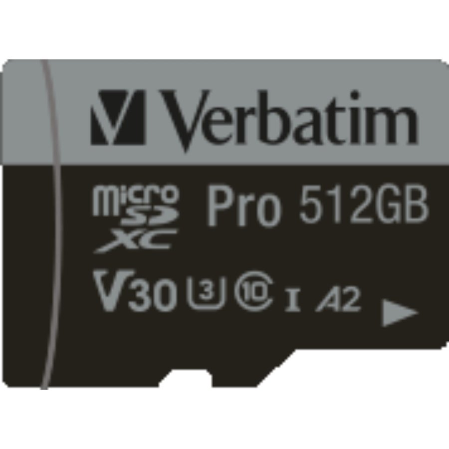 Verbatim microSDXC Pro     512GB Class 10 UHS-I incl Adapter #3