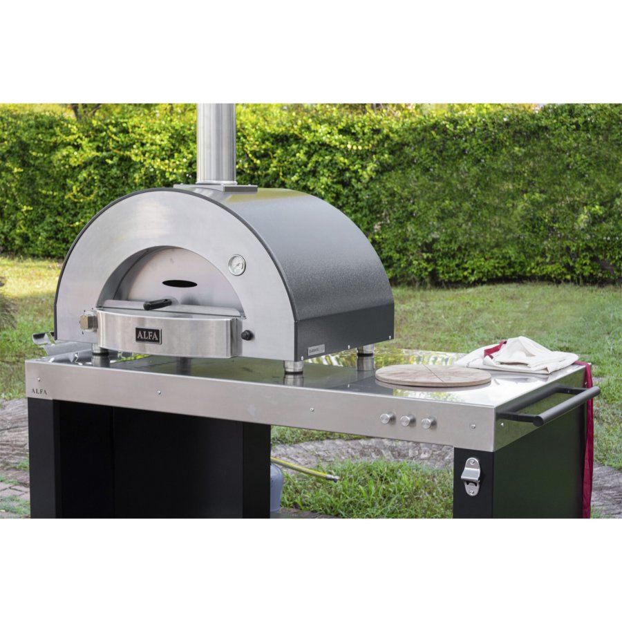 Alfa Forni Classico 2 Pizze Hybrid Grey #11